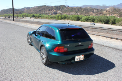 1999 BMW Z3 Coupe in Boston Green Metallic over E36 Sand Beige