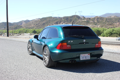 1999 BMW Z3 Coupe in Boston Green Metallic over E36 Sand Beige