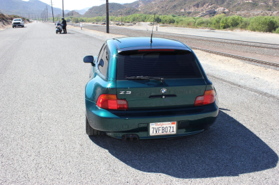 1999 BMW Z3 Coupe in Boston Green Metallic over E36 Sand Beige