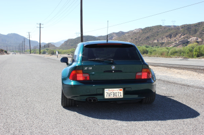 1999 BMW Z3 Coupe in Boston Green Metallic over E36 Sand Beige