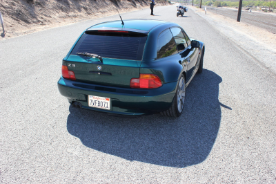 1999 BMW Z3 Coupe in Boston Green Metallic over E36 Sand Beige