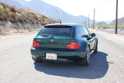 1999 BMW Z3 Coupe in Boston Green Metallic over E36 Sand Beige