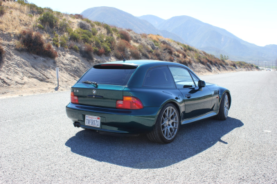 1999 BMW Z3 Coupe in Boston Green Metallic over E36 Sand Beige