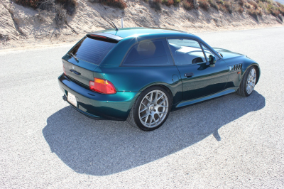 1999 BMW Z3 Coupe in Boston Green Metallic over E36 Sand Beige