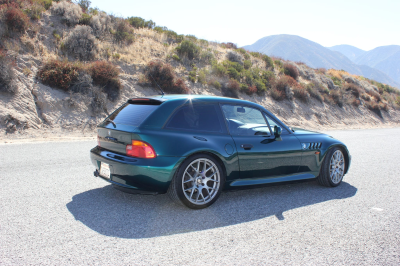 1999 BMW Z3 Coupe in Boston Green Metallic over E36 Sand Beige