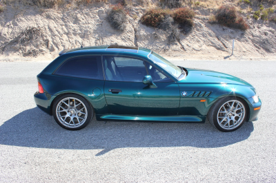 1999 BMW Z3 Coupe in Boston Green Metallic over E36 Sand Beige