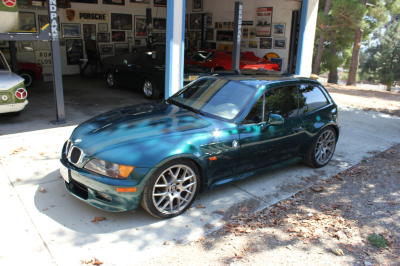 1999 BMW Z3 Coupe in Boston Green Metallic over E36 Sand Beige