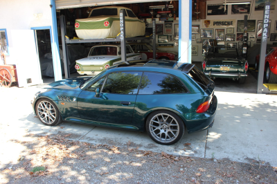 1999 BMW Z3 Coupe in Boston Green Metallic over E36 Sand Beige