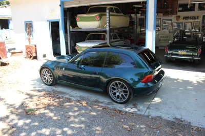 1999 BMW Z3 Coupe in Boston Green Metallic over E36 Sand Beige