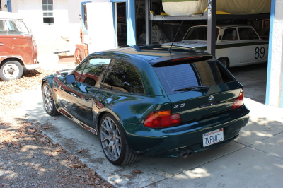 1999 BMW Z3 Coupe in Boston Green Metallic over E36 Sand Beige
