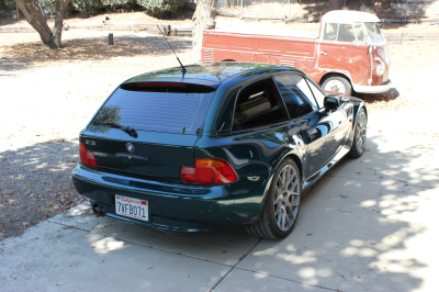 1999 BMW Z3 Coupe in Boston Green Metallic over E36 Sand Beige