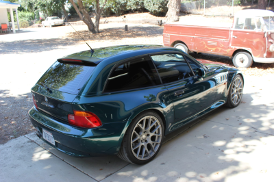 1999 BMW Z3 Coupe in Boston Green Metallic over E36 Sand Beige