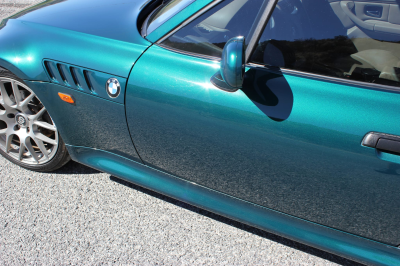 1999 BMW Z3 Coupe in Boston Green Metallic over E36 Sand Beige