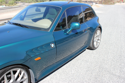 1999 BMW Z3 Coupe in Boston Green Metallic over E36 Sand Beige