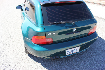 1999 BMW Z3 Coupe in Boston Green Metallic over E36 Sand Beige