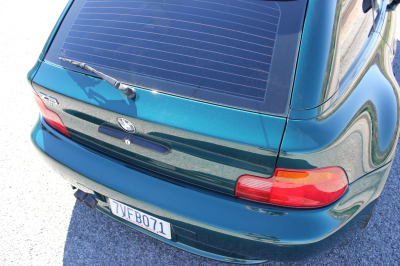 1999 BMW Z3 Coupe in Boston Green Metallic over E36 Sand Beige