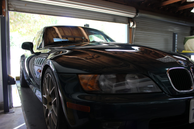 1999 BMW Z3 Coupe in Boston Green Metallic over E36 Sand Beige