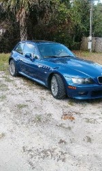 2000 BMW Z3 Coupe in Topaz Blue Metallic over Extended Beige