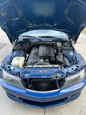 2000 BMW Z3 Coupe in Topaz Blue Metallic over E36 Sand Beige