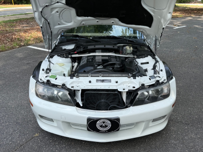 2000 BMW Z3 Coupe in Alpine White 3 over E36 Sand Beige