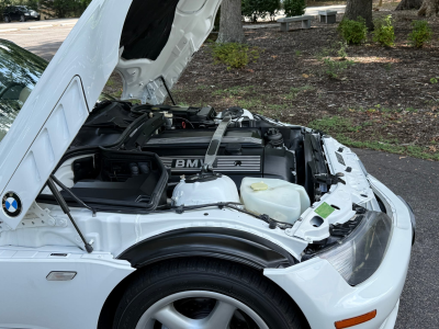 2000 BMW Z3 Coupe in Alpine White 3 over E36 Sand Beige