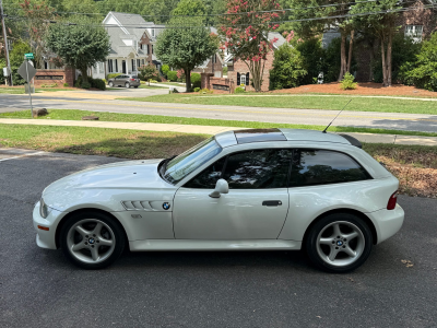 2000 BMW Z3 Coupe in Alpine White 3 over E36 Sand Beige