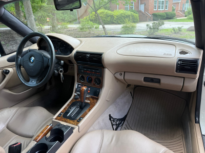 2000 BMW Z3 Coupe in Alpine White 3 over E36 Sand Beige