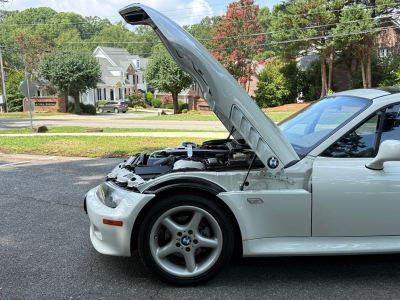 2000 BMW Z3 Coupe in Alpine White 3 over E36 Sand Beige
