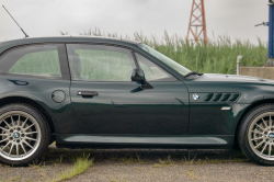 2001 BMW Z3 Coupe in Oxford Green Metallic over E36 Sand Beige