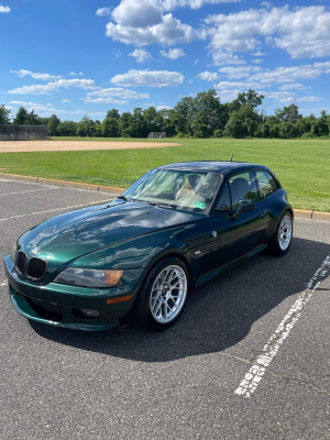 2001 BMW Z3 Coupe in Oxford Green Metallic over E36 Sand Beige