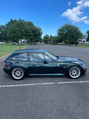 2001 BMW Z3 Coupe in Oxford Green Metallic over E36 Sand Beige