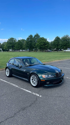 2001 BMW Z3 Coupe in Oxford Green Metallic over E36 Sand Beige