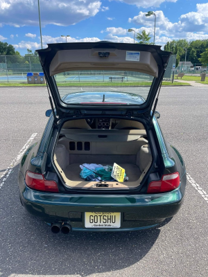 2001 BMW Z3 Coupe in Oxford Green Metallic over E36 Sand Beige