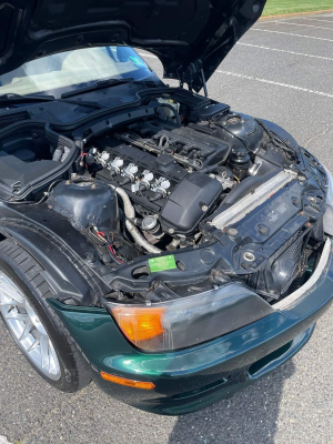 2001 BMW Z3 Coupe in Oxford Green Metallic over E36 Sand Beige