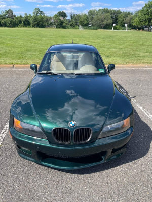 2001 BMW Z3 Coupe in Oxford Green Metallic over E36 Sand Beige