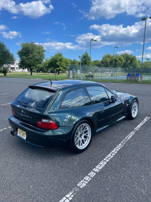 2001 BMW Z3 Coupe in Oxford Green Metallic over E36 Sand Beige