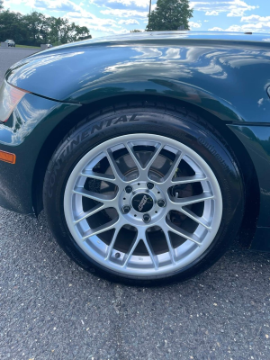 2001 BMW Z3 Coupe in Oxford Green Metallic over E36 Sand Beige