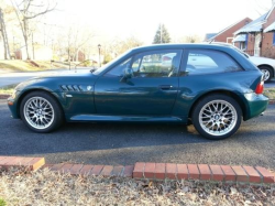 2001 BMW Z3 Coupe in Oxford Green Metallic over Black