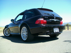 2001 BMW Z3 Coupe in Jet Black 2 over Extended Black