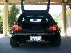 2001 BMW Z3 Coupe in Jet Black 2 over Extended Black