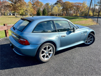 2001 BMW Z3 Coupe in Atlanta Blue Metallic over E36 Sand Beige