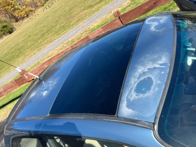 2001 BMW Z3 Coupe in Atlanta Blue Metallic over E36 Sand Beige