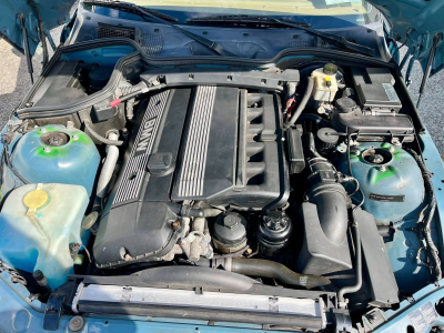 2001 BMW Z3 Coupe in Atlanta Blue Metallic over E36 Sand Beige
