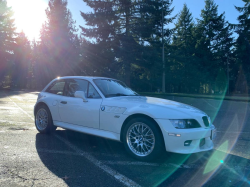 2001 BMW Z3 Coupe in Alpine White 3 over Walnut