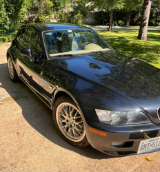 2001 BMW Z3 Coupe in Cosmos Black Metallic over E36 Sand Beige