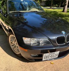 2001 BMW Z3 Coupe in Cosmos Black Metallic over E36 Sand Beige