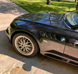 2001 BMW Z3 Coupe in Cosmos Black Metallic over E36 Sand Beige