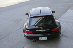 2001 BMW Z3 Coupe in Cosmos Black Metallic over Extended Walnut