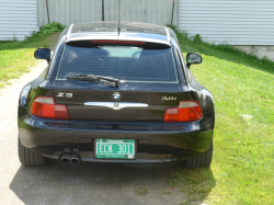 2001 BMW Z3 Coupe in Jet Black 2 over Walnut
