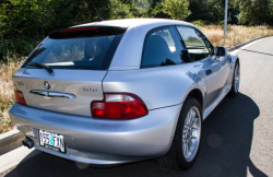 2001 BMW Z3 Coupe in Titanium Silver Metallic over Black